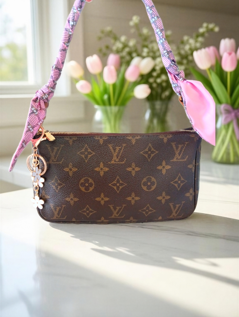 Louis Vuitton Monogram Pochette Accessoires Vintage 2000 Y2K ✨ - Picture 6 of 13